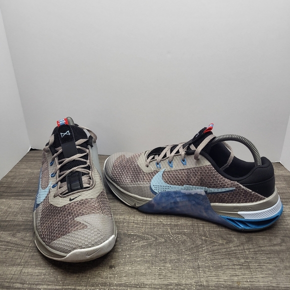 Nike METCON 7 AMP Training Shoes Enigma Stone/Blue Men's Size 8.5 - Picture 1 of 10